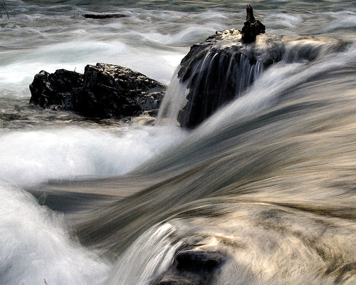 rushing river